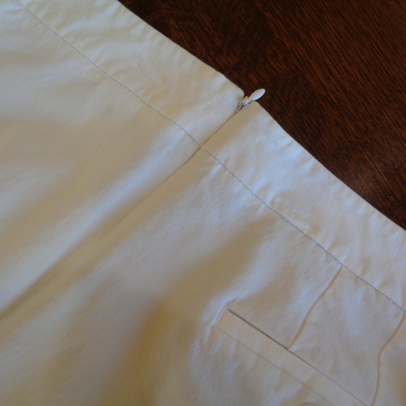 Talbots Women's Chatham Curvy Ankle Pants White 12 - Picture 4 of 12